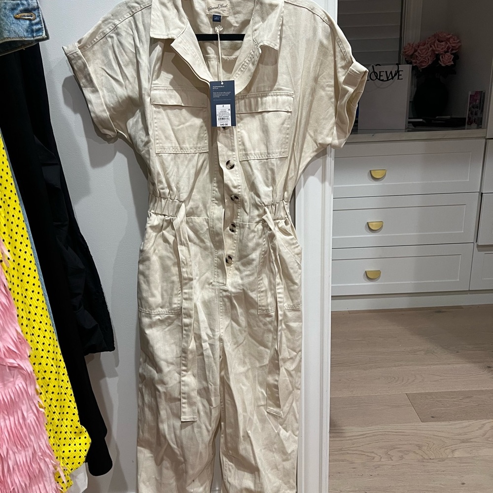 Universal Thread Nwt Beige Button-Down Utility Ju… - image 1